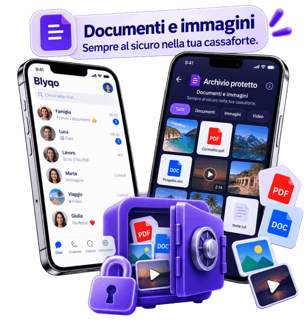 Cassa forte per immagini video e documenti